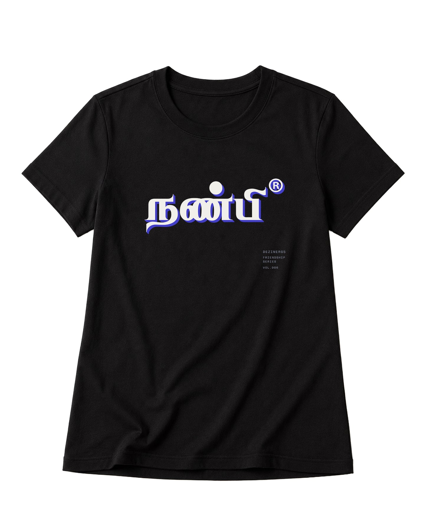 NANBI women's regular-fit t-shirt in black.