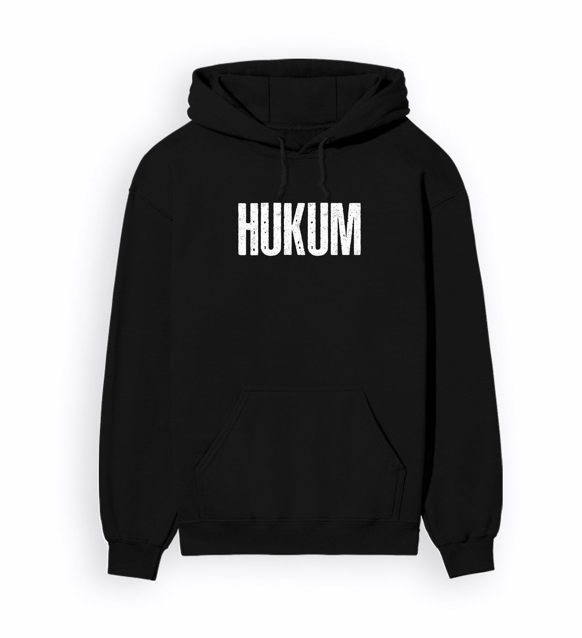 Front view of ORDER OF THE TIGER - Unisex Regular Fit Hoodie in black.