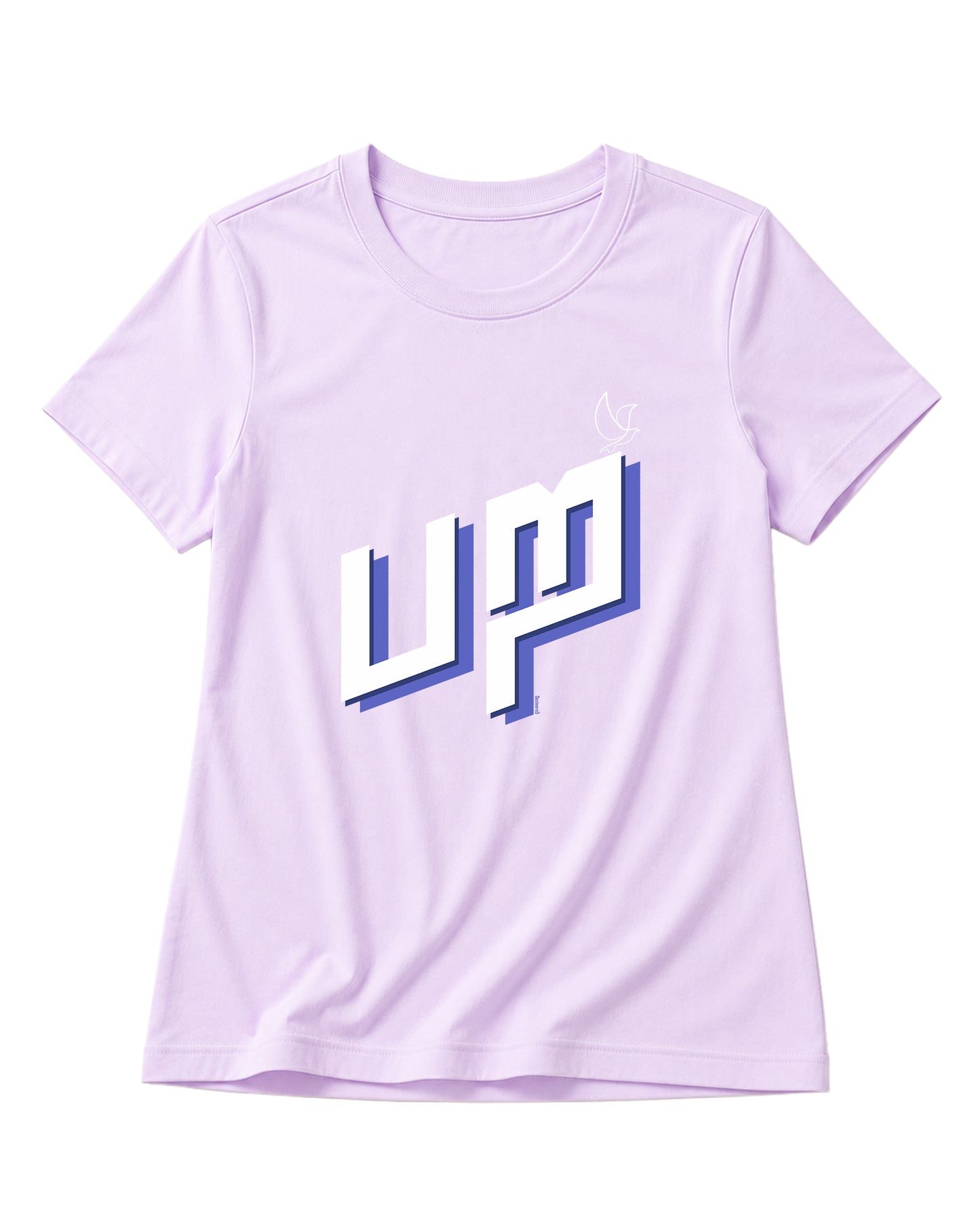 PARA women's regular-fit t-shirt in lavender.