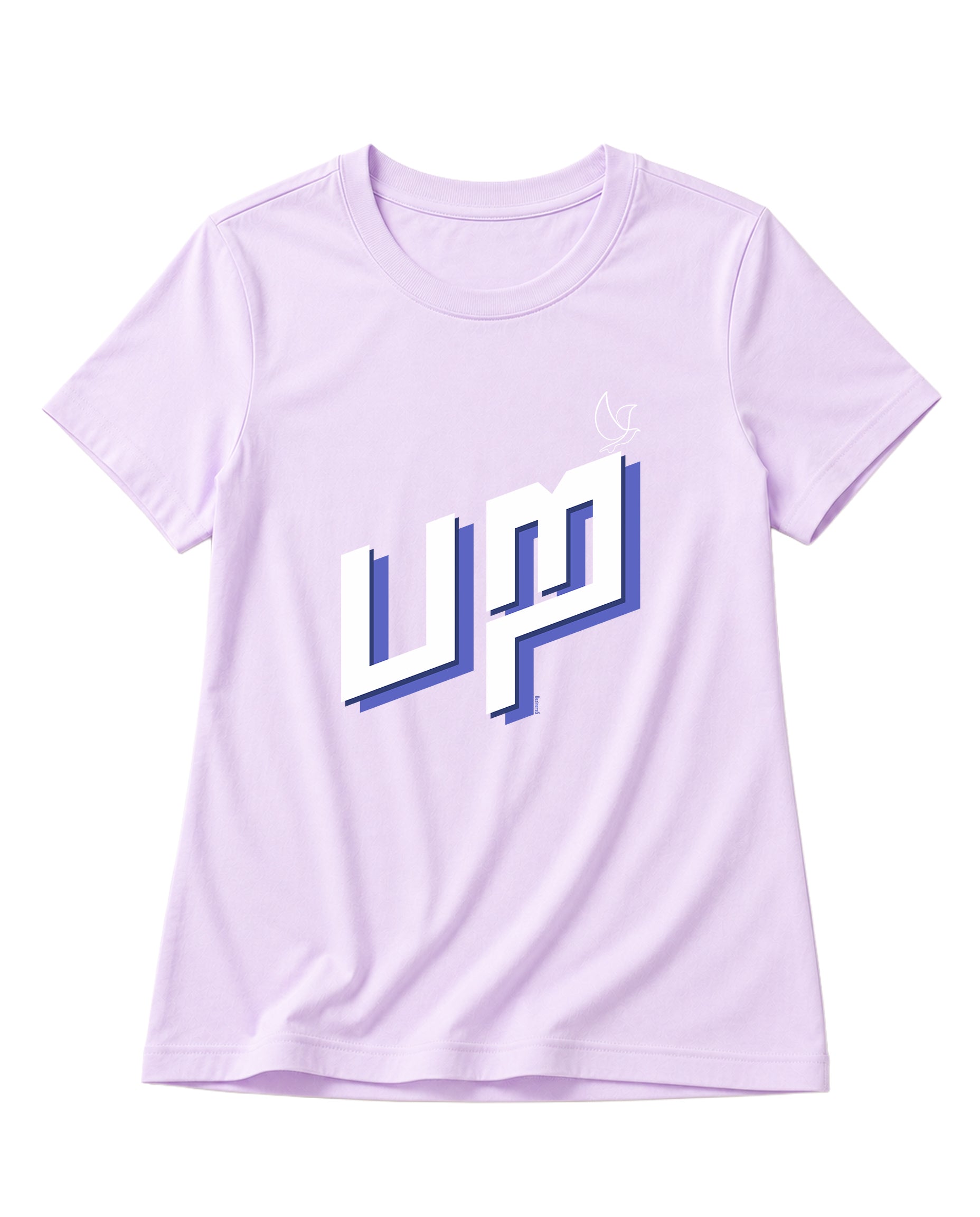 PARA women's regular-fit t-shirt in lavender.