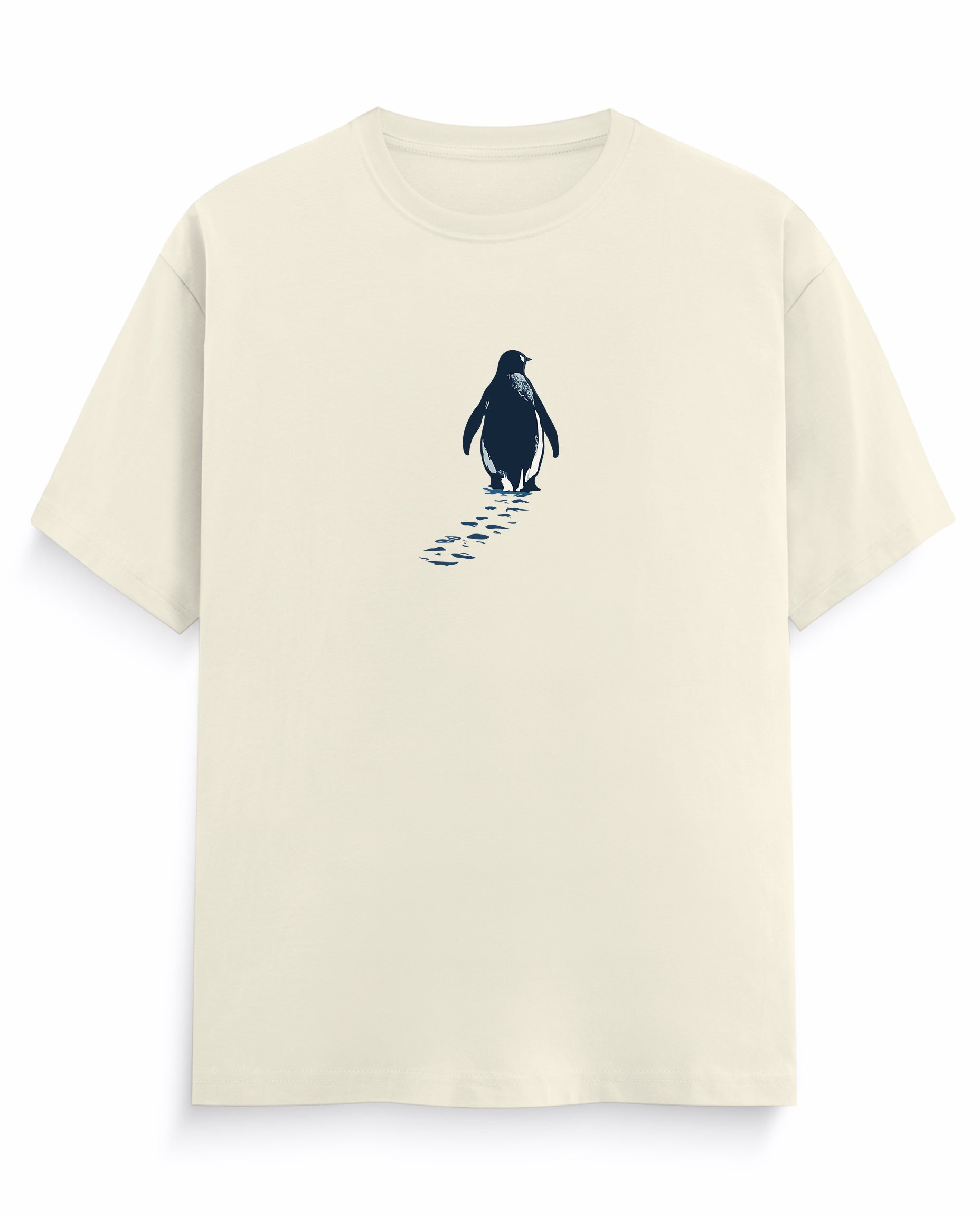 Front view of SOLITUDE men's regular-fit t-shirt in off-white.
