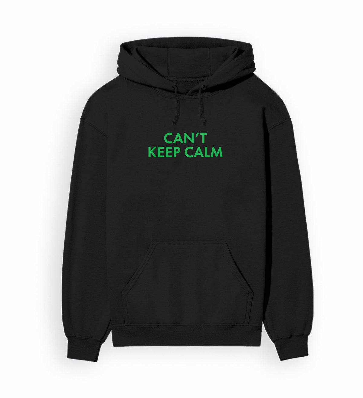 Front view of THE ARR TRACK - HINDI - Unisex Regular Fit Hoodie in black.